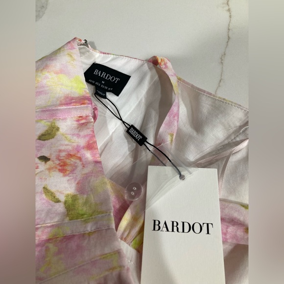 Bardot Pink Floral Maxi Dress - Picture 6 of 8